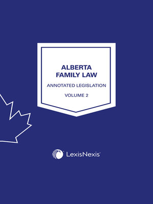 cover image of Alberta Family Law